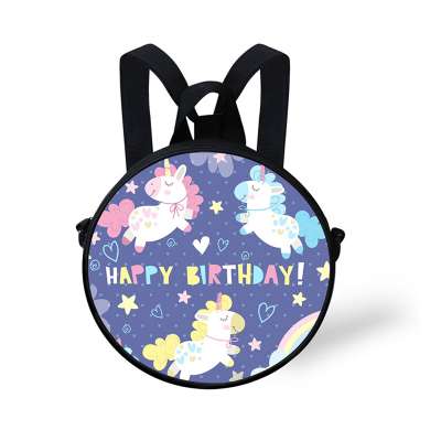 Custom Promotion Item Hot Selling Preschool Kids Unicorn Print School Bag Back Pack Bagpack