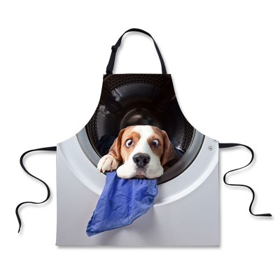 Cheap Price Good Quality 3D Sublimation Print Dog Design Cooking Aprons