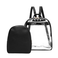 High Quality Girls Backpack Transparent PVC Shoulder Bag